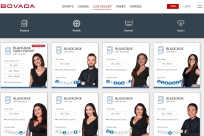 The Live Dealer Section at Bovada include Blackjack, Roulette and Baccarat